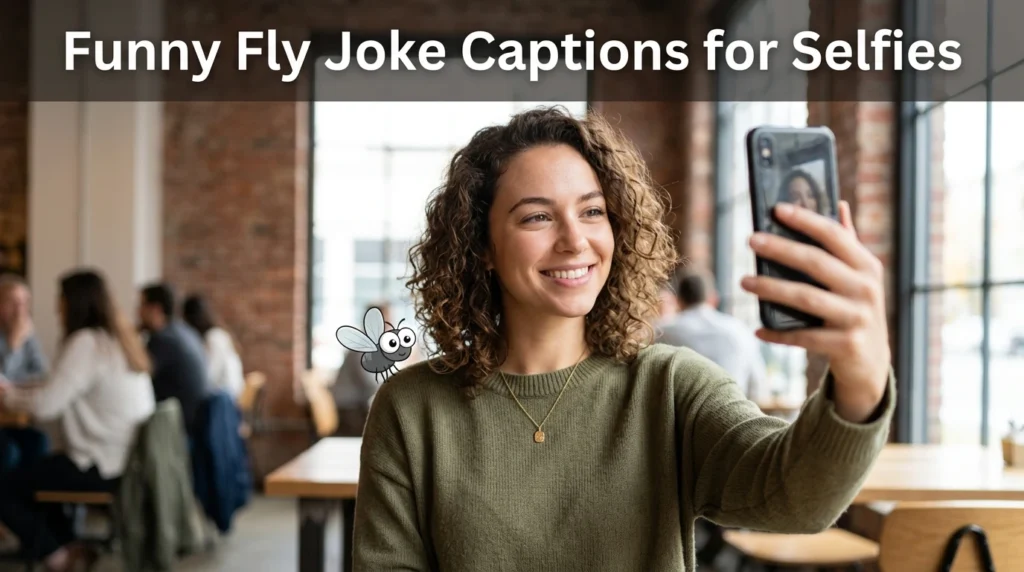 fly joke captions for selfies
