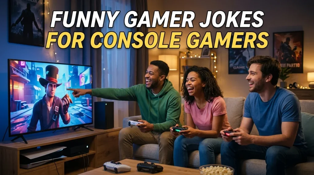 Funny Gamer Jokes for Console Gamers