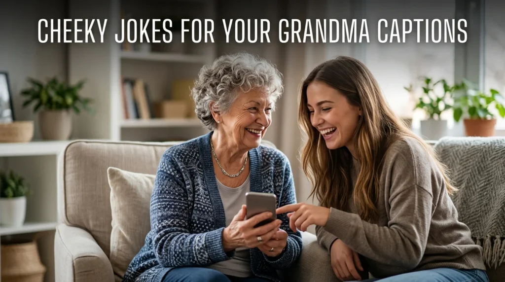 Funny Grandma Jokes Captions for Instagram