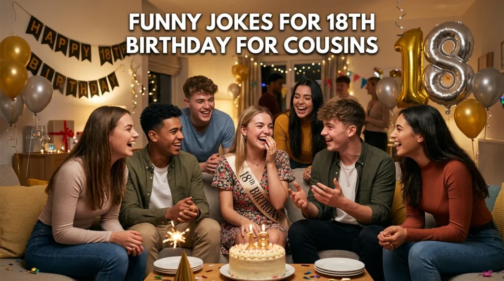Funny Jokes for 18th Birthday for Cousins