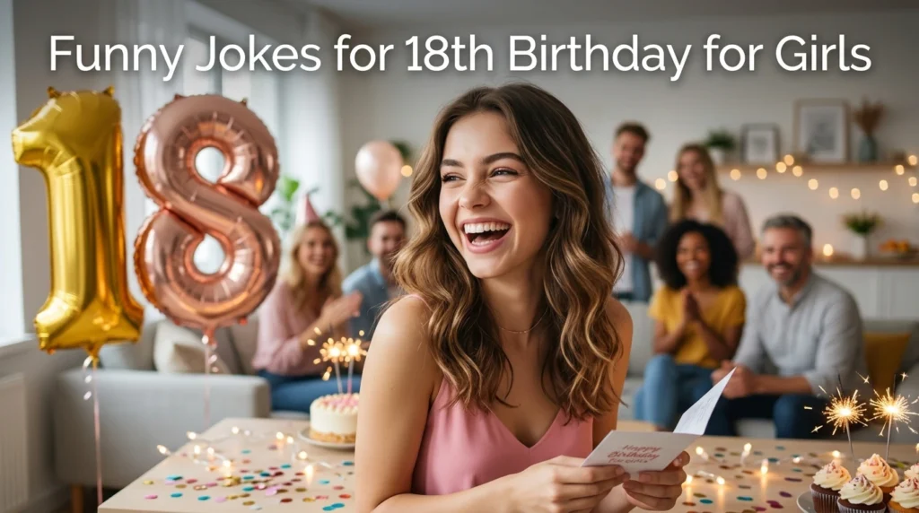 Funny Jokes for 18th Birthday for Girls