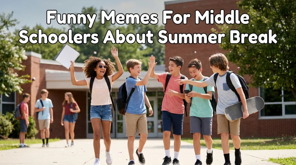 Funny Memes For Middle Schoolers About Summer Break