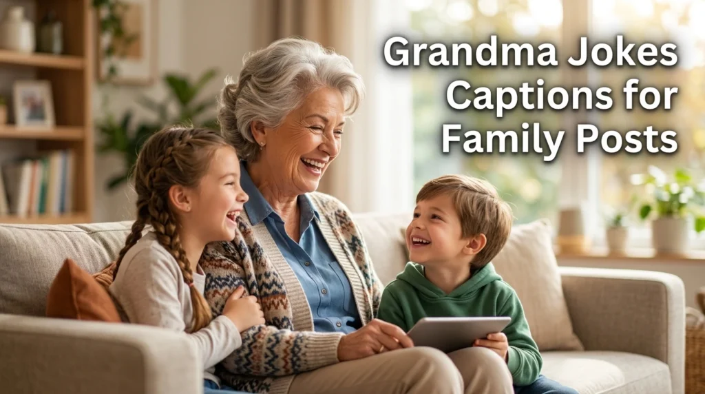 Grandma Jokes Captions for Family Posts