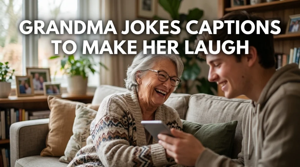 Grandma Jokes Captions to Make Her Laugh