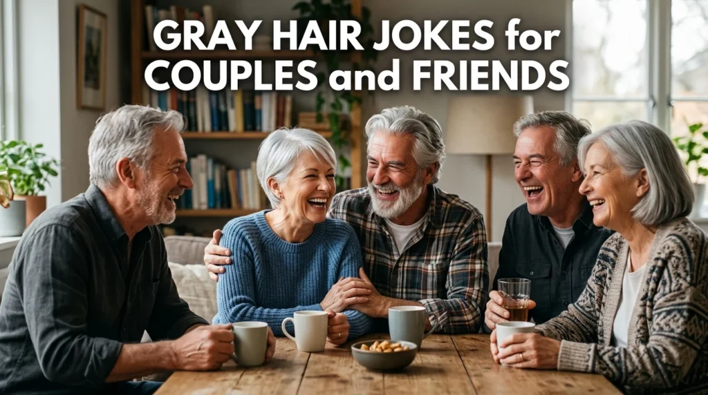 Gray Hair Jokes for Couples and Friends