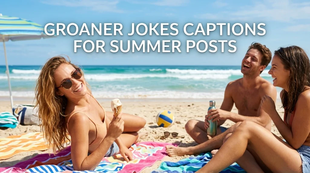 Groaner Jokes Captions for Summer Posts