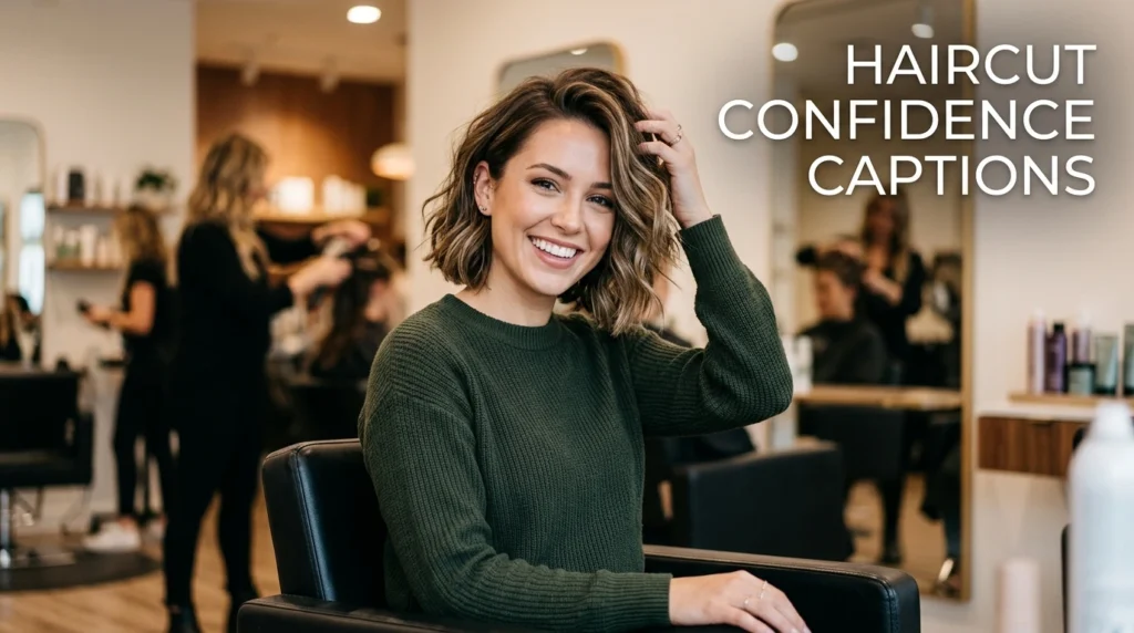 Haircut Confidence Captions