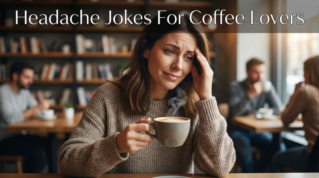 Headache Jokes For Coffee Lovers