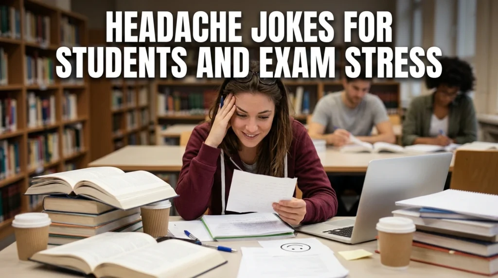 Headache Jokes For Students And Exam Stress