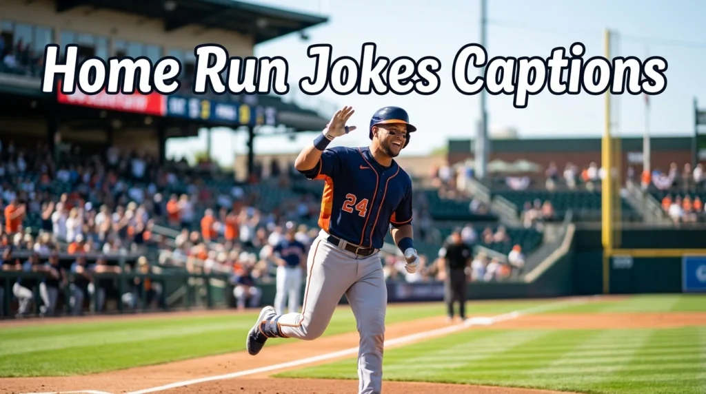 Home Run Jokes Captions