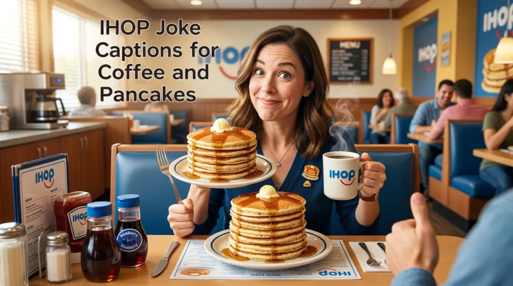 IHOP Joke Captions for Coffee and Pancakes