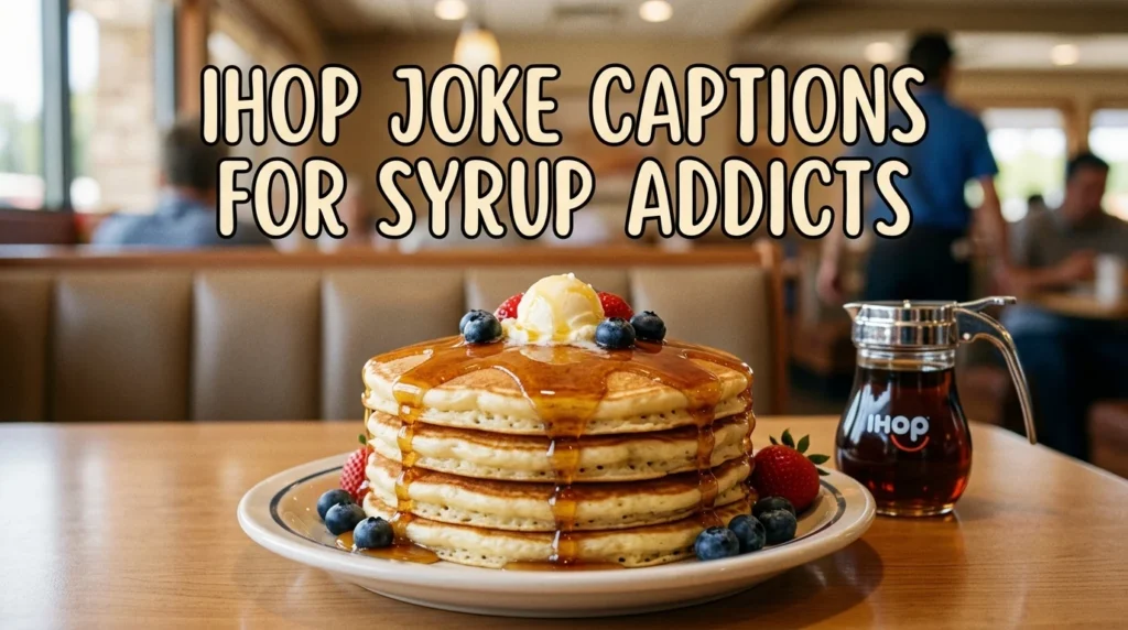 IHOP Joke Captions for Syrup Addicts