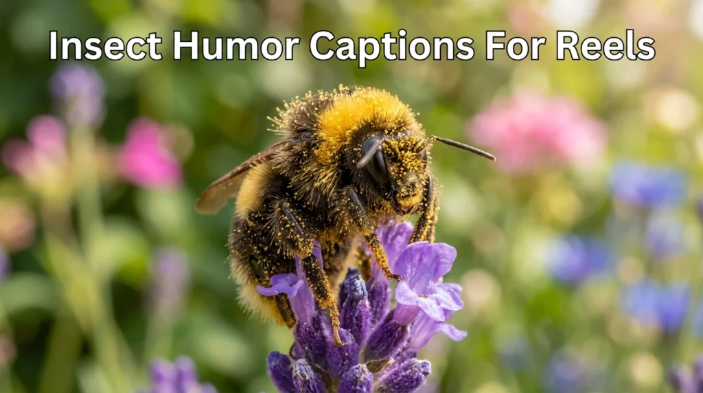 Insect Humor Captions For Reels