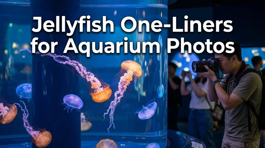 Jellyfish One-Liners for Aquarium Photos