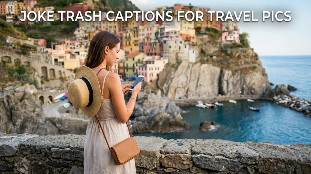 Joke Trash Captions for Travel Pics
