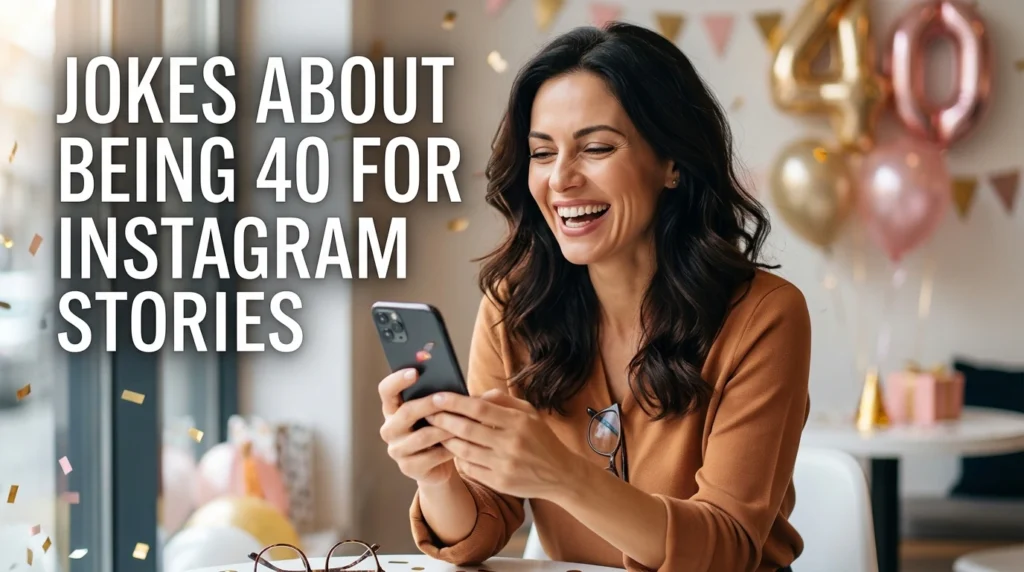 Jokes About Being 40 For Instagram Stories