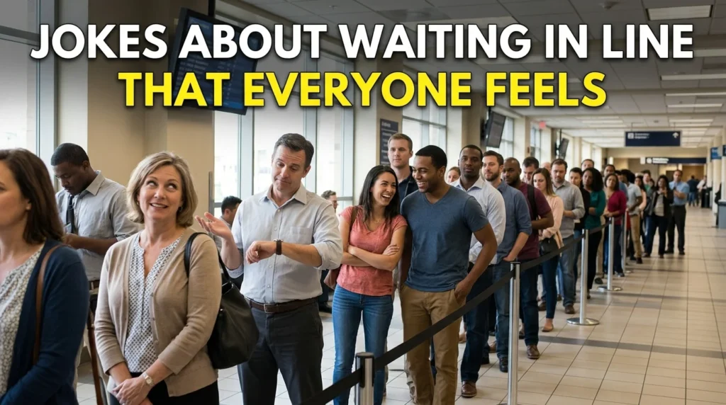 Jokes About Waiting In Line That Everyone Feels