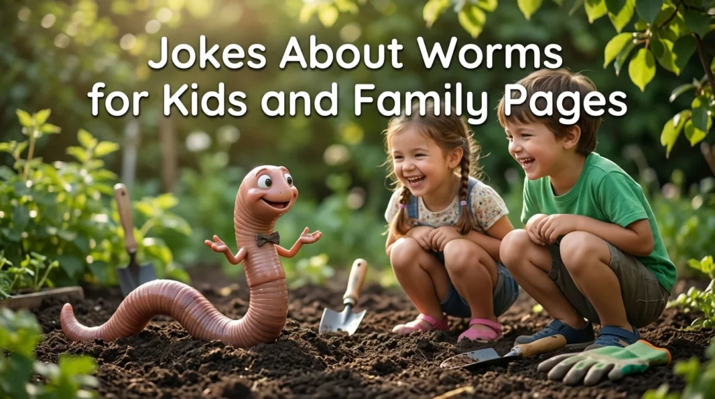 Jokes About Worms for Kids and Family Pages