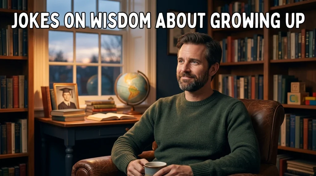 Jokes on Wisdom About Growing Up