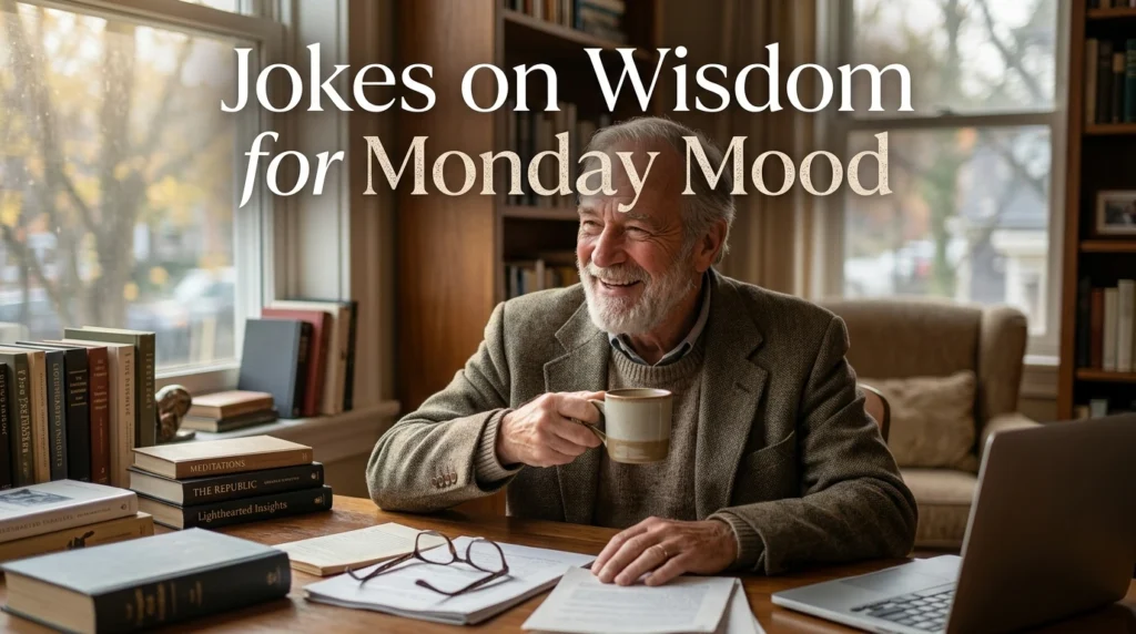 Jokes on Wisdom for Monday Mood