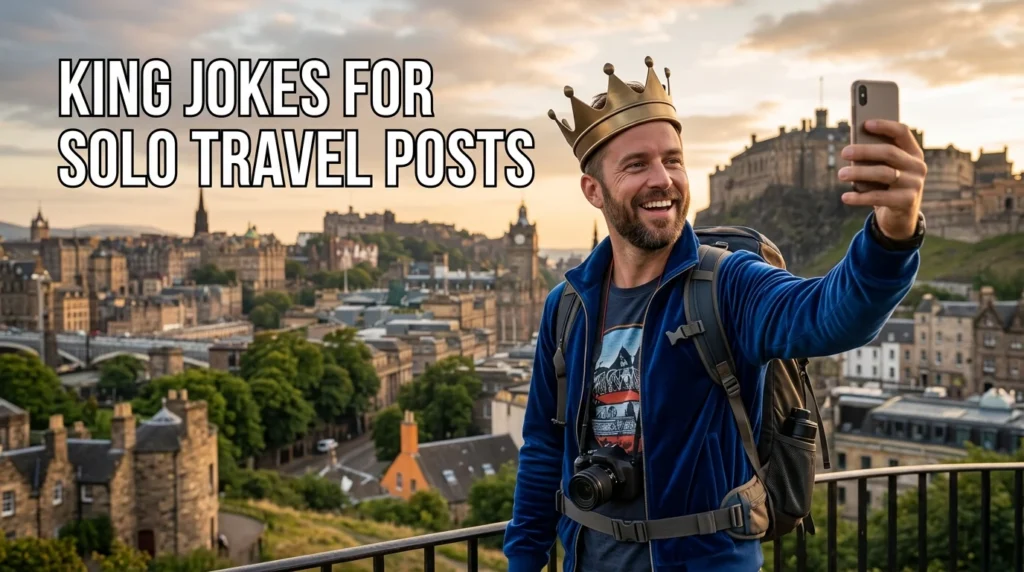 King Jokes for Solo Travel Posts