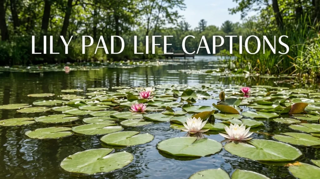 Lily Pad Life Captions
