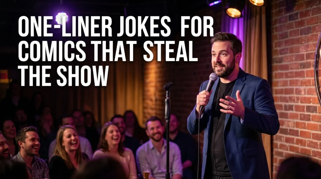 One-Liner Jokes for Comics That Steal the Show