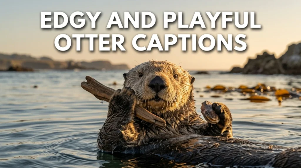 Otter Friendship and Couple Captions