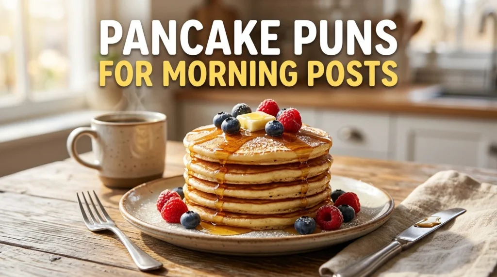 Pancake Puns for Morning Posts