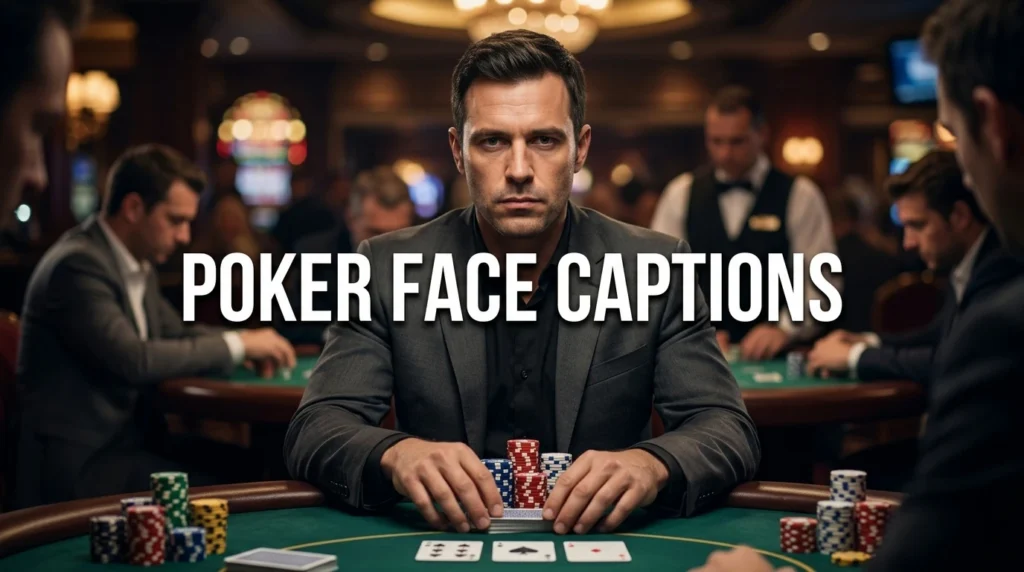 Poker Face Captions