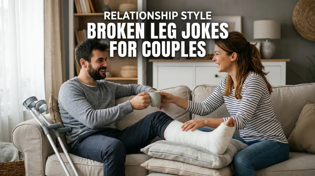 Relationship Style Broken Leg Jokes for Couples