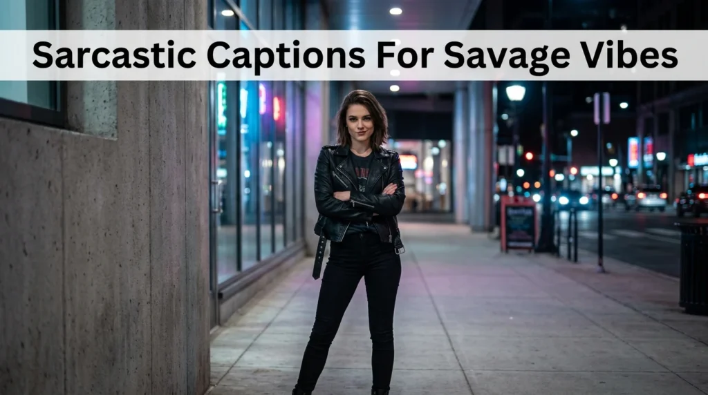 Sarcastic Captions For Savage Vibes