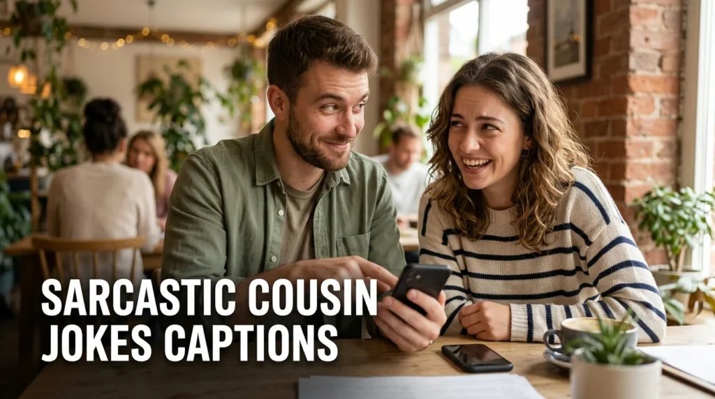 Sarcastic Cousin Jokes Captions