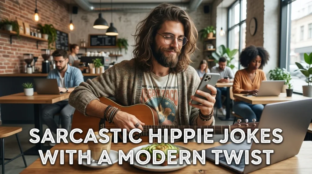 Sarcastic Hippie Jokes with a Modern Twist