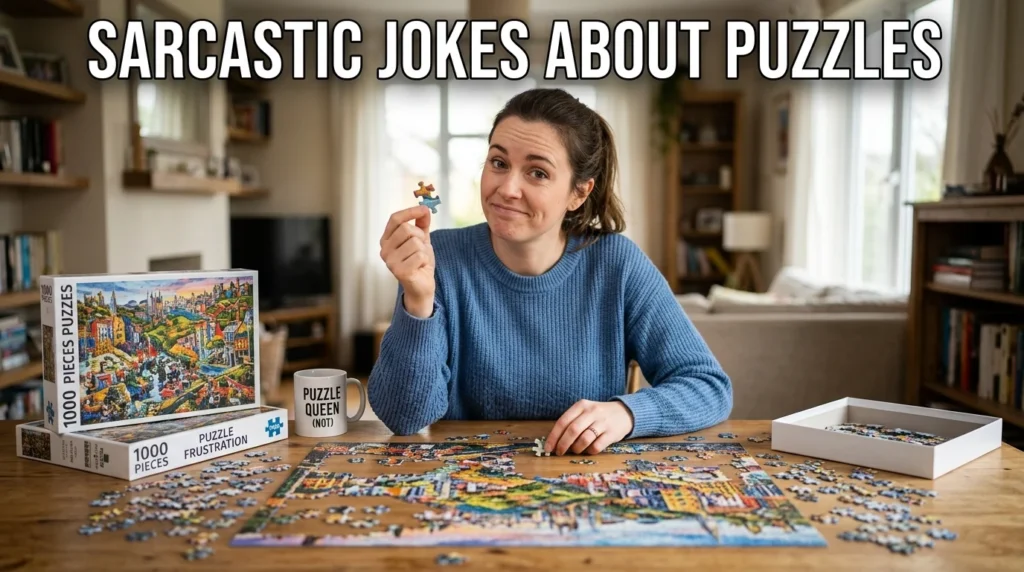Sarcastic Jokes About Puzzles