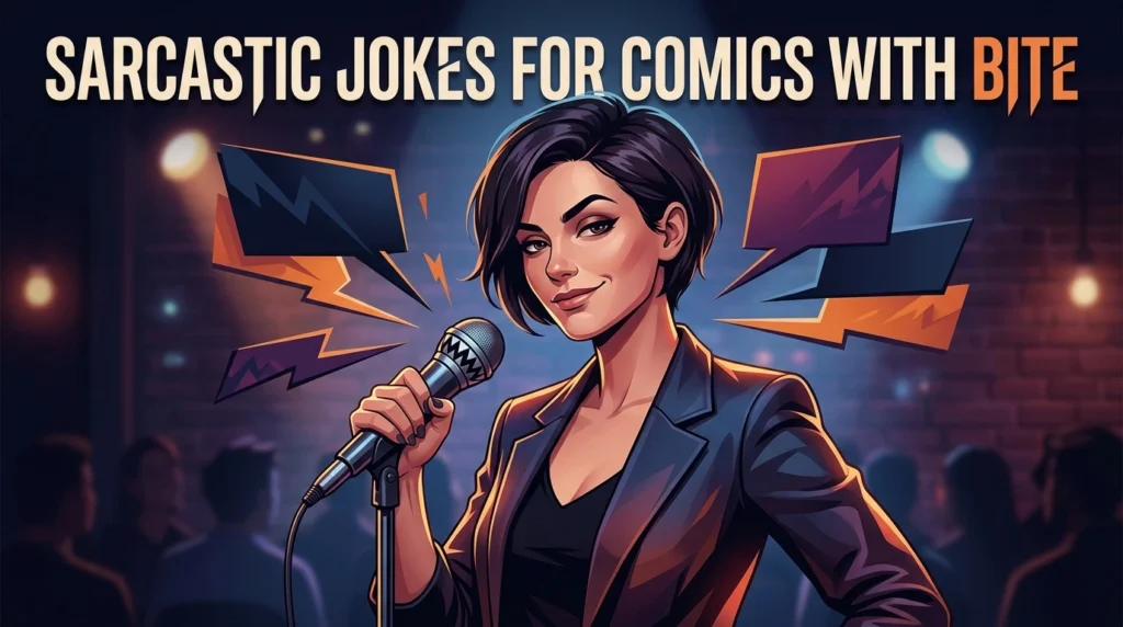 Sarcastic Jokes for Comics With Bite