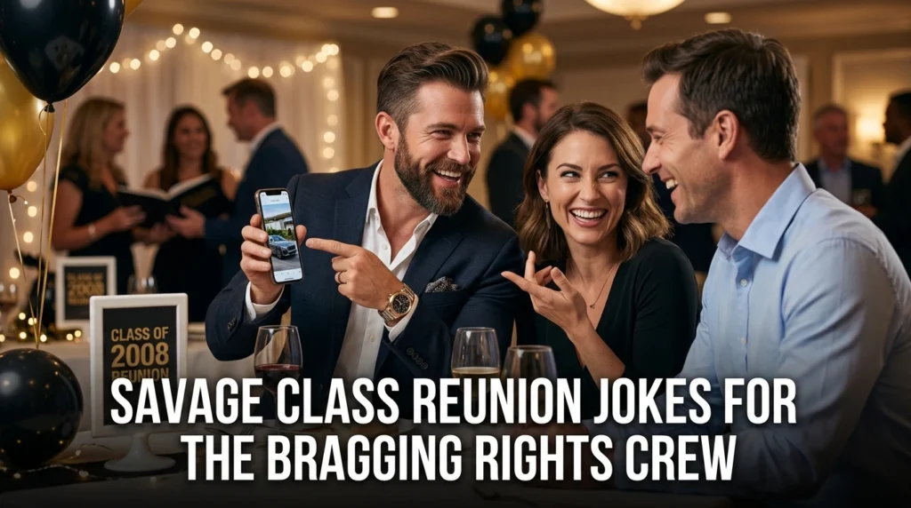 Savage Class Reunion Jokes for the Bragging Rights Crew