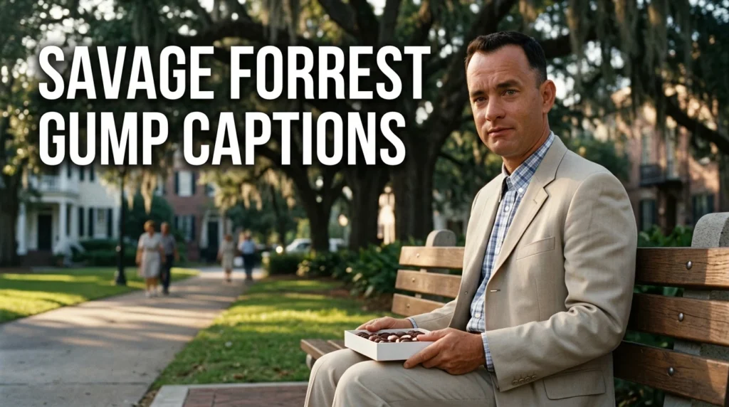 Savage Forrest Gump Captions