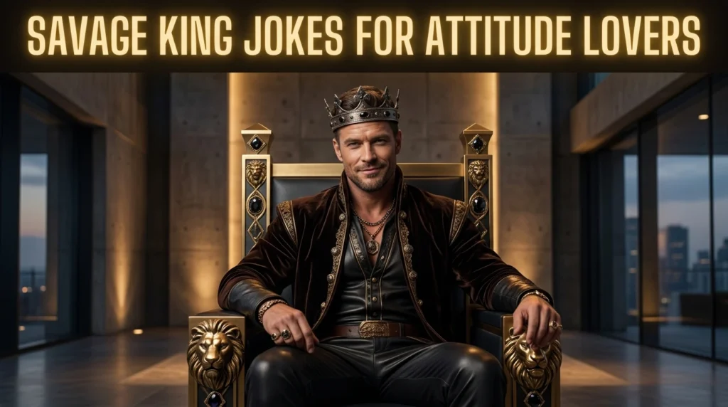 Savage King Jokes for Attitude Lovers