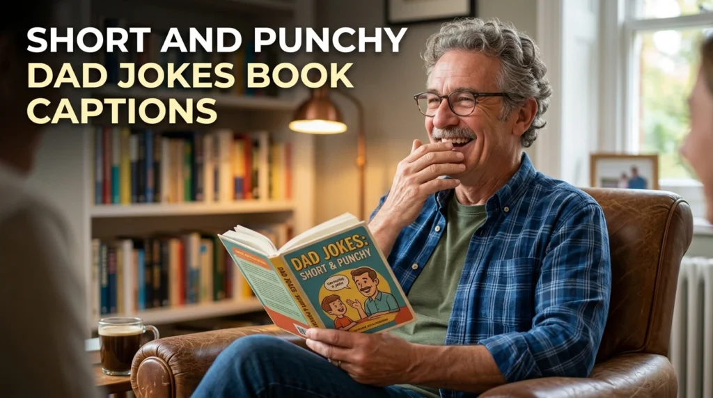 Short and Punchy Dad Jokes Book Captions
