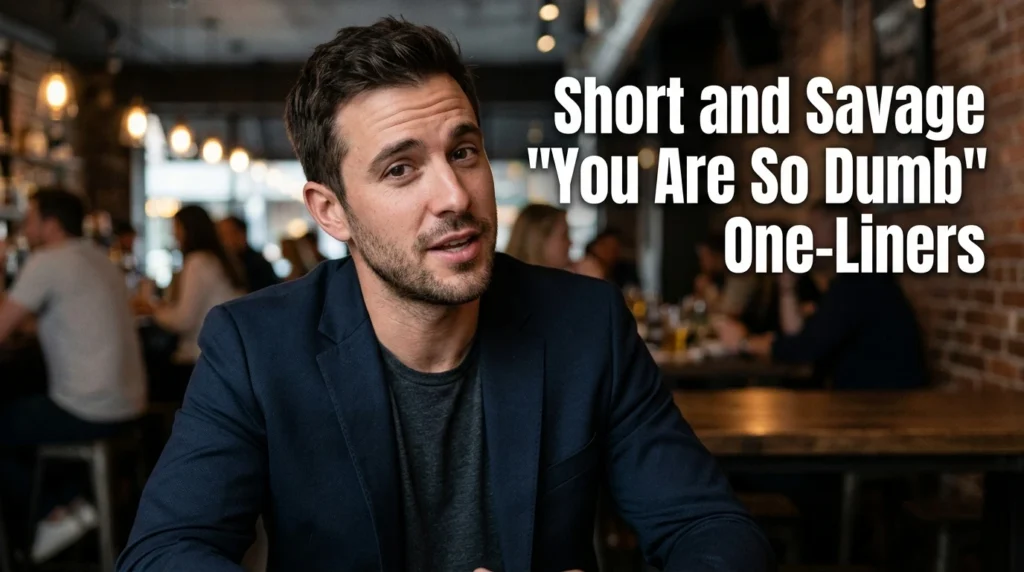 Short and Savage You Are So Dumb One-Liners