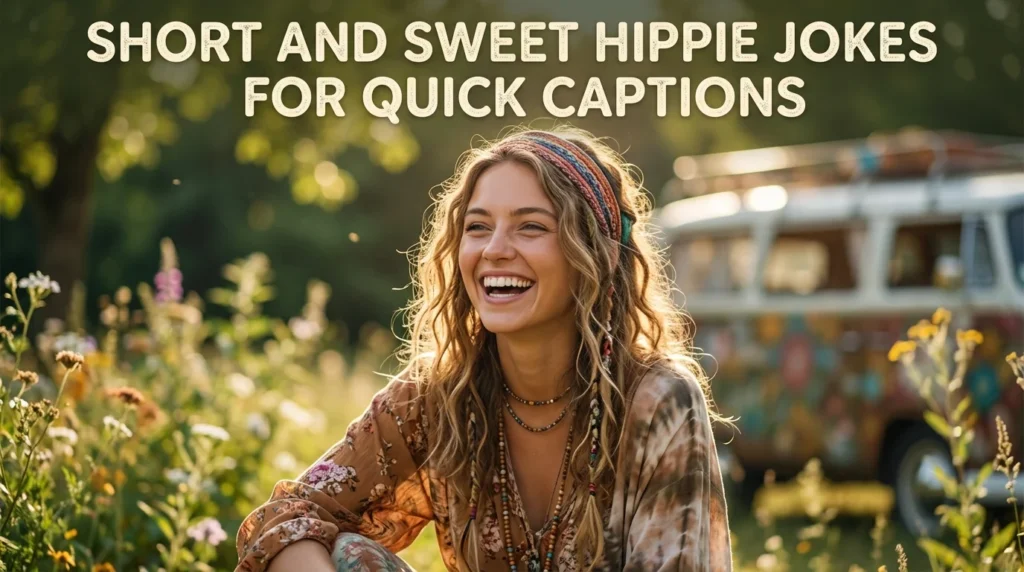 Short and Sweet Hippie Jokes for Quick Captions