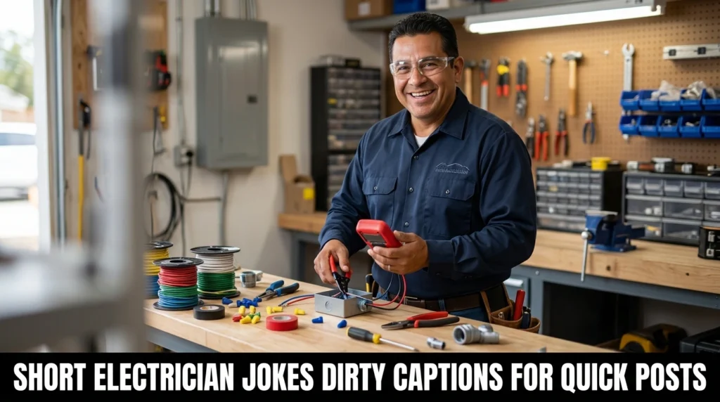 Short Electrician Jokes Dirty Captions For Quick Posts