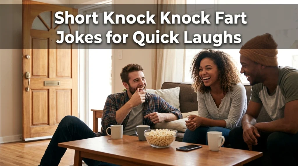 Short Knock Knock Fart Jokes for Quick Laughs