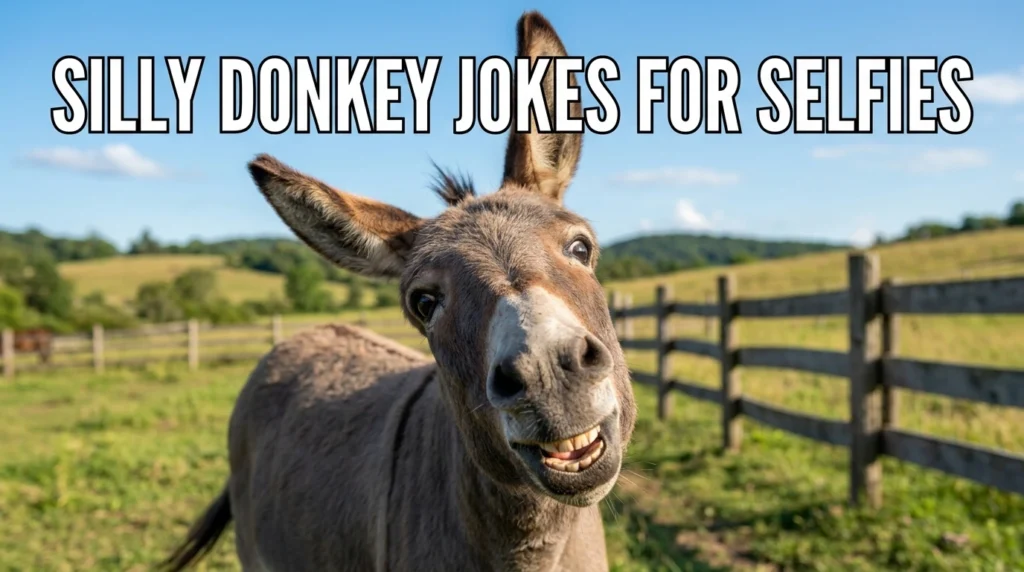 Silly Donkey Jokes for Selfies
