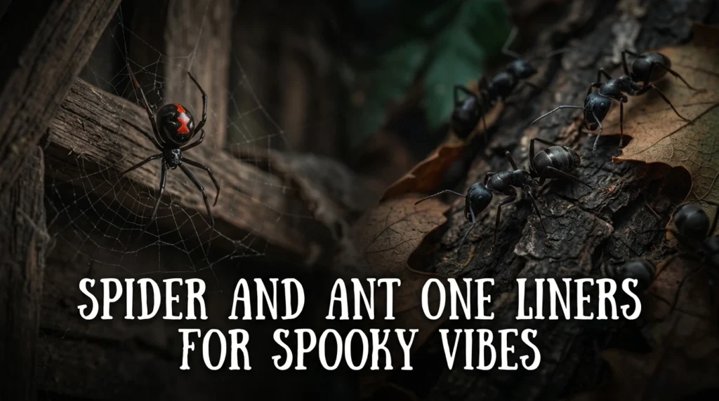 Spider And Ant One Liners For Spooky Vibes