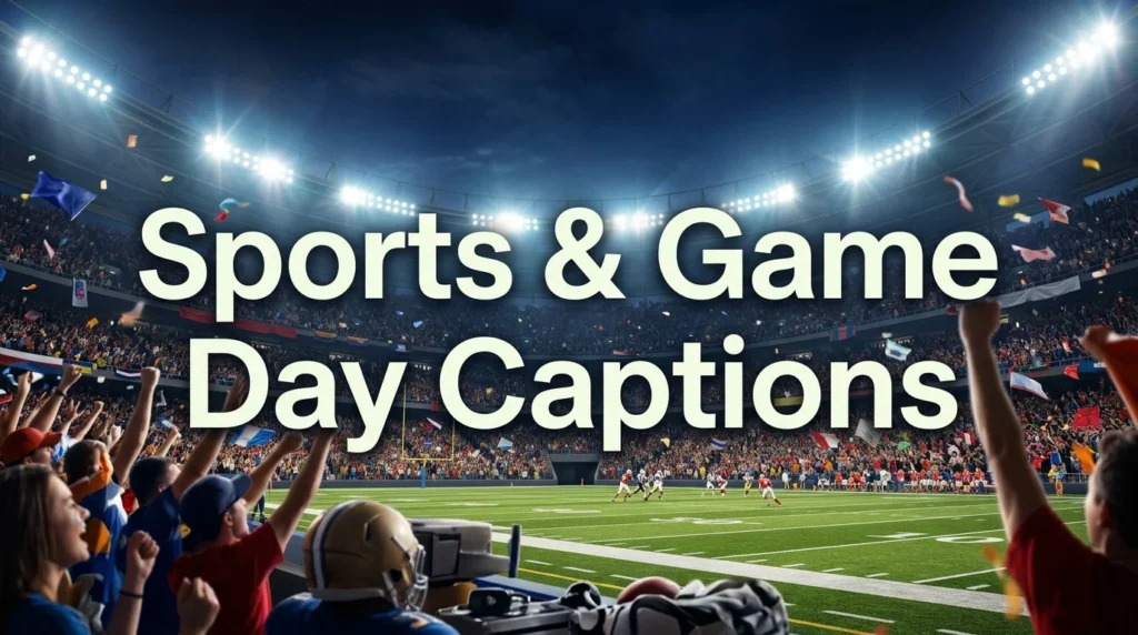 Sports & Game Day Captions