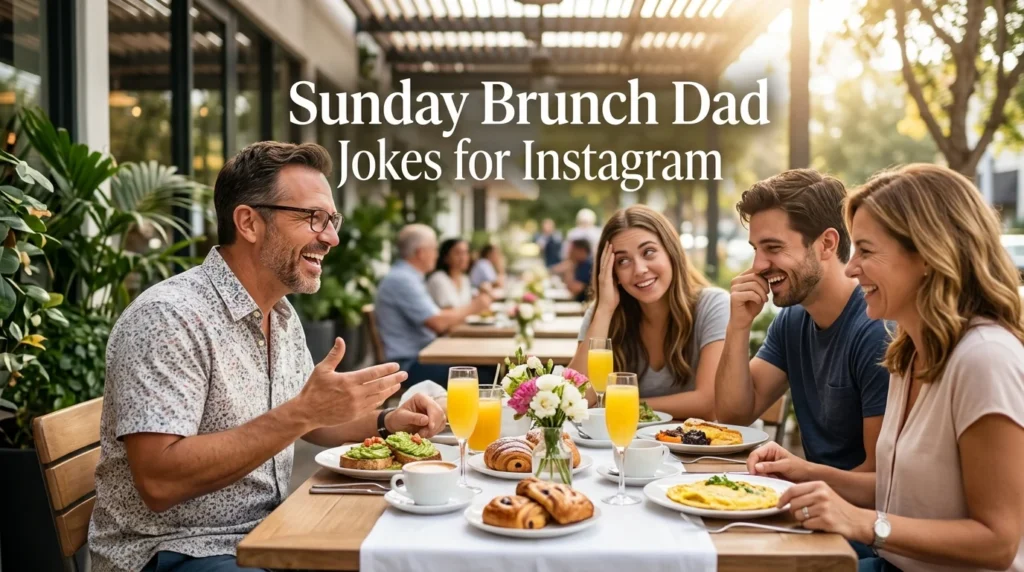 Sunday Brunch Dad Jokes for Instagram