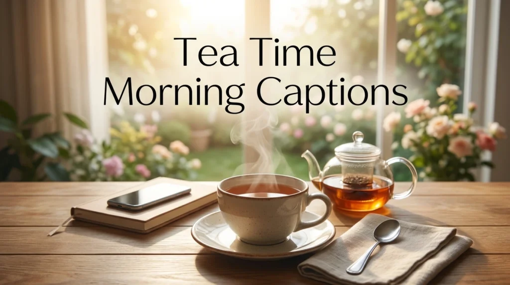 Tea Time Morning Captions
