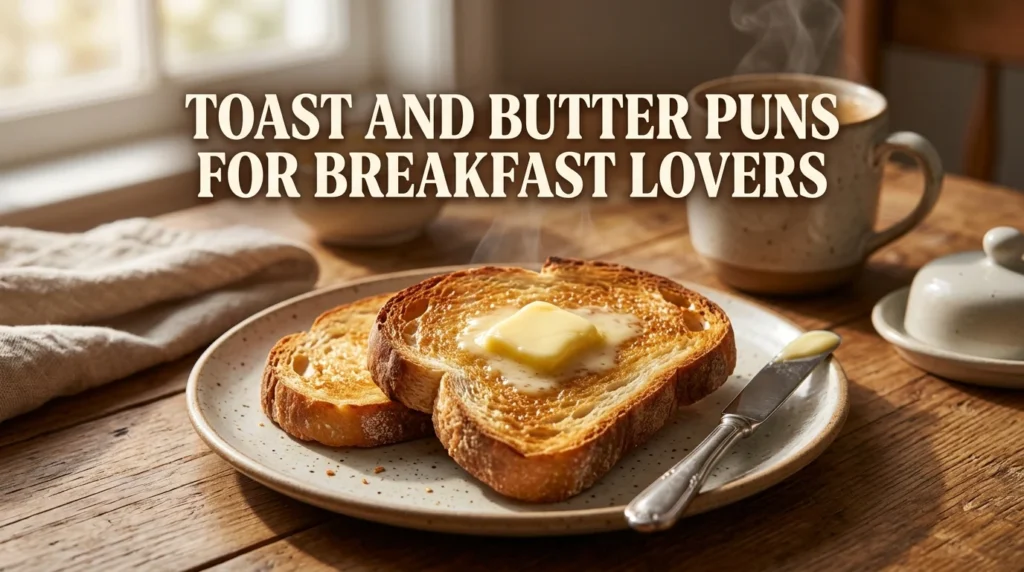 Toast and Butter Puns for Breakfast Lovers